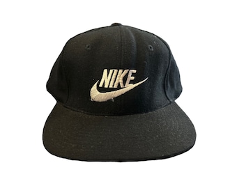 vintage nike wool snap back hat cap adult OSFA 90s