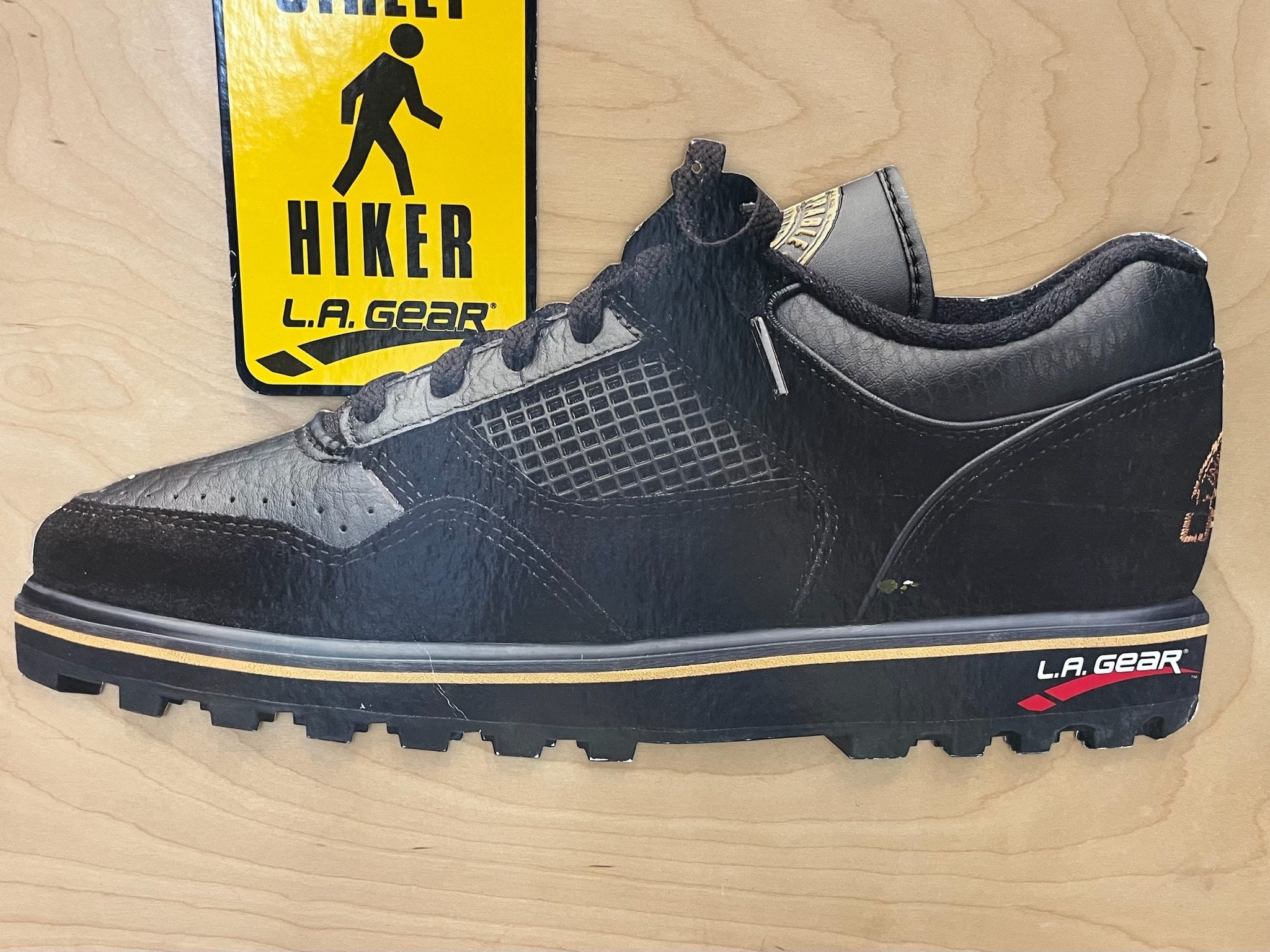 Vintage LA Gear Street Hiker Sneakers Cardboard Dealer Sign Poster Store Display 90s Etsy