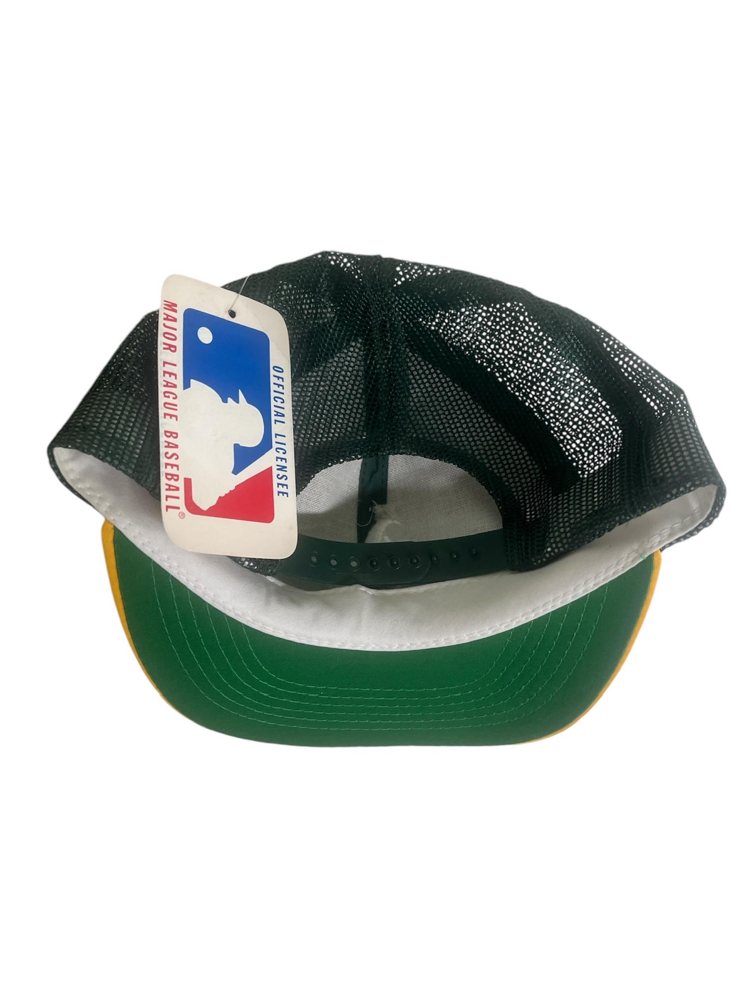 Vintage Oakland Athletics Mesh Trucker Snapback Hat Cap