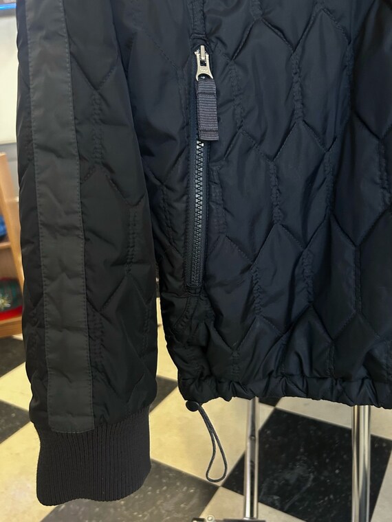 vintage nike quilted bomber jacket coat mens size… - image 4