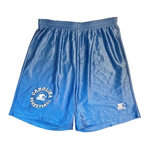 vintage unc north carolina tar heels starter shorts mens size large 90s made in USA