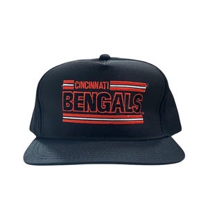 Casquette vintage snapback de Cincinnati Bengals adulte OSFA cadavres d&#39;animaux NWOT des années 90