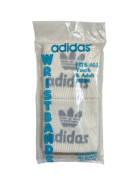 vintage adidas wristbands youth adult OSFA deadst… - image 1