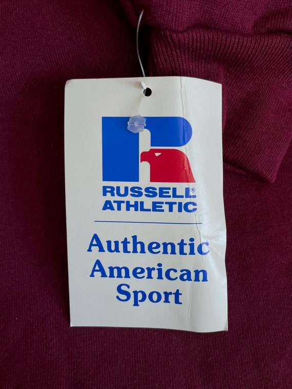 vintage russell athletic hoodie sweatshirt mens s… - image 2