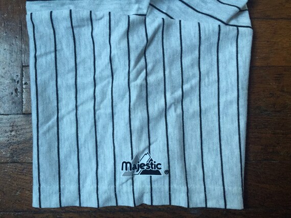 legit vintage X majestic pinstripe baseball jerse… - image 4