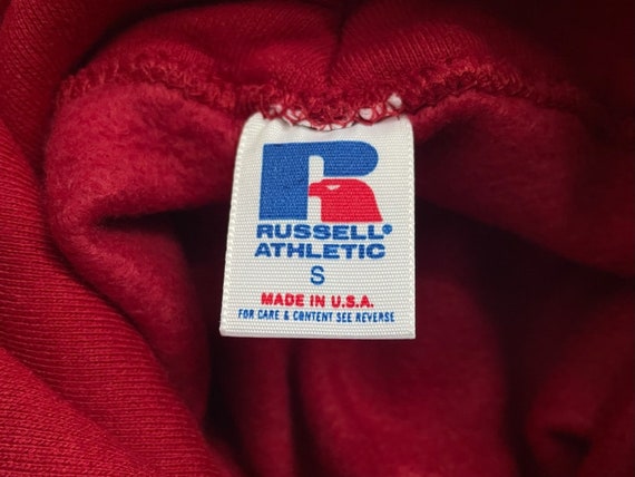 vintage russell athletic hoodie sweatshirt mens s… - image 3