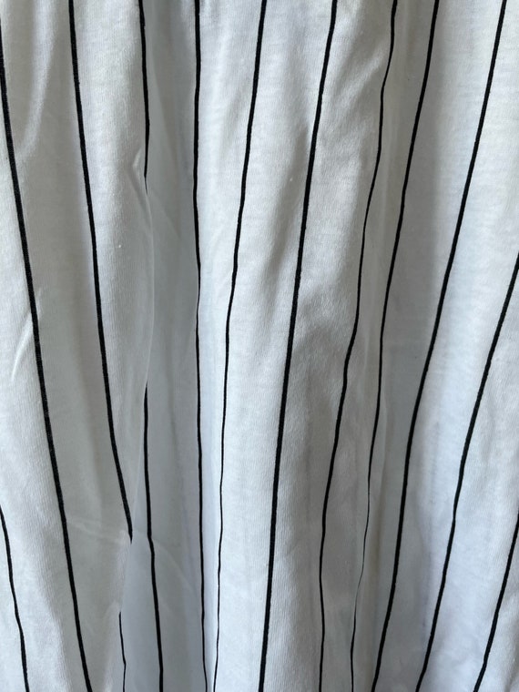 vintage bike pinstripe henley baseball shirt mens… - image 8