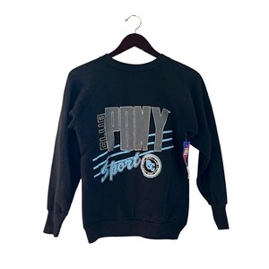 vintage PONY crewneck sweatshirt mens size small deadstock NWT 80s made in USA