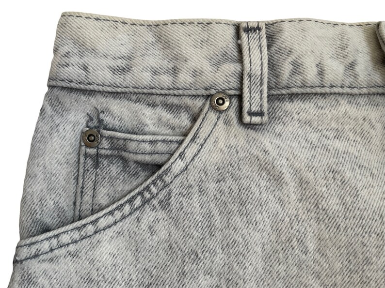 vintage lee riders ice grey straight leg jeans size 31 husky deadstock NWT 90s made in USA image 8