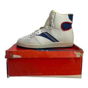 vintage trion high top basketball shoes mens size 5.5 deadstock NIB 80s