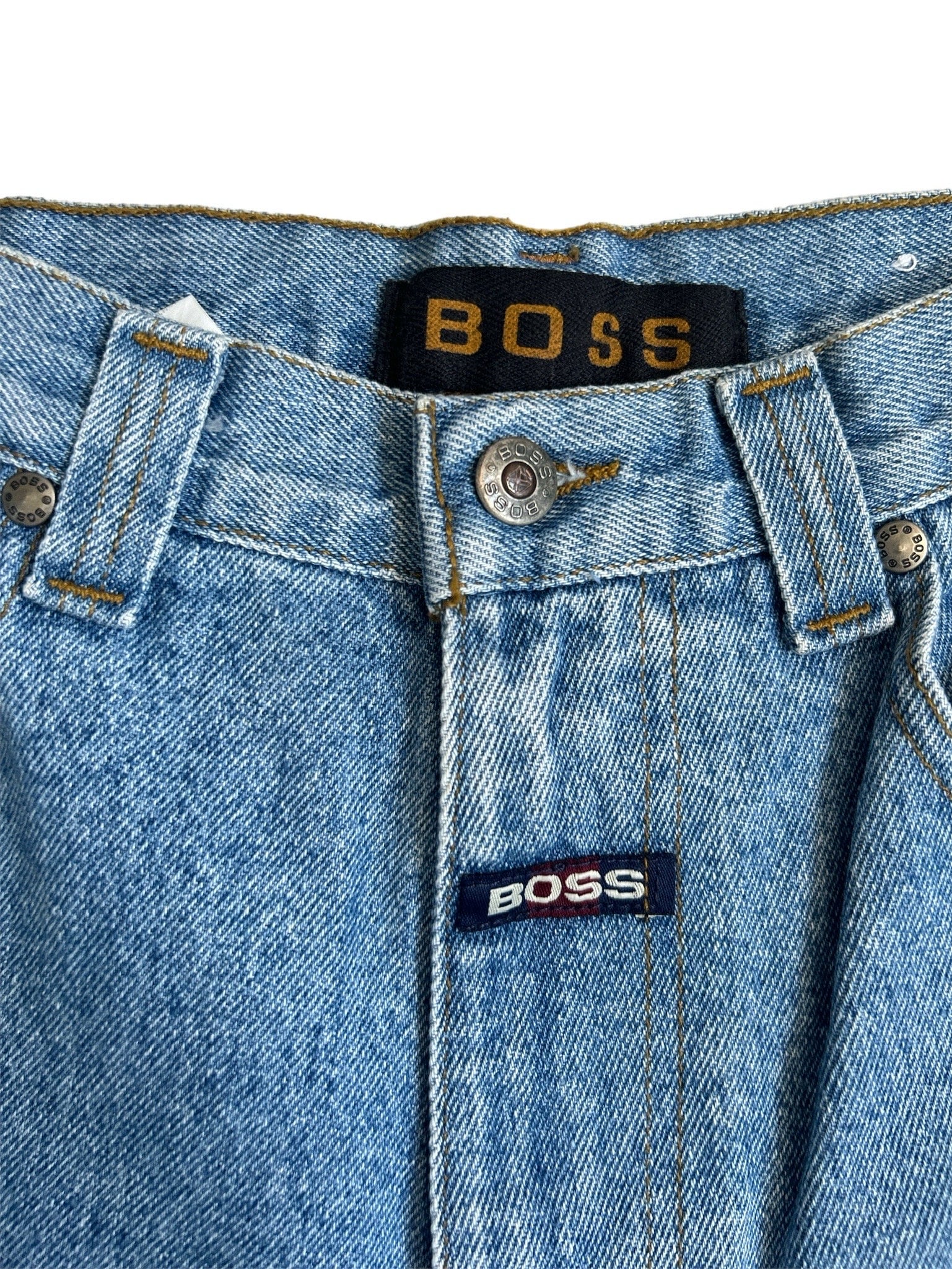 専用品 BOSS BY I.G. DESIGN バギー デニム 40 USA製 ヴィンテージ BOSS by IG デザイン バギーフィット レンチ ジーンズ