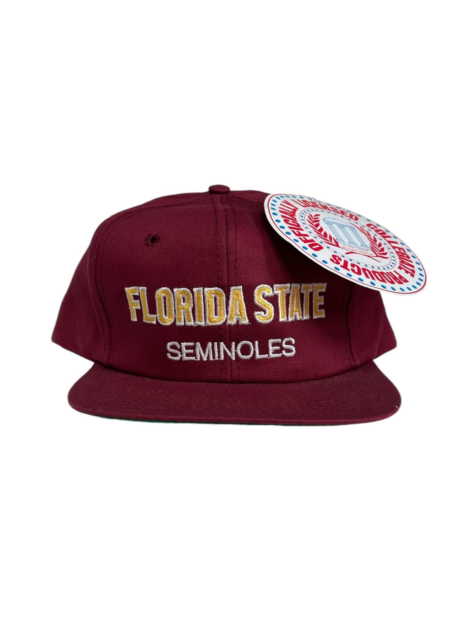 キャップ Florida seminoles 90s Vintage 90s Florida State Seminoles Apex One Big Logo Fitted