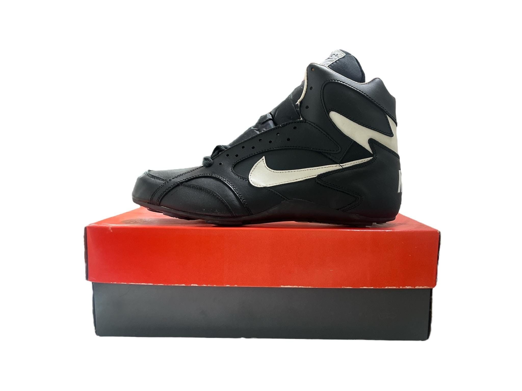 Vintage Nike Open Field High Top Football Cleats Shoes Mens Size 9