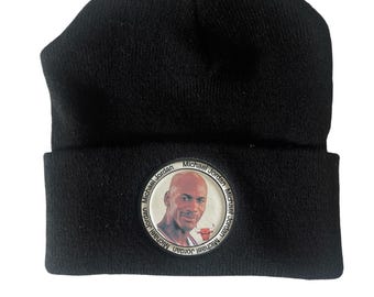 Gorro de invierno vintage de Michael Jordan de los Chicago Bulls para hombre, OSFA, stock muerto, NWOT, años 90