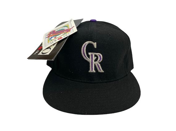 Vintage Colorado Rockies New Era Diamond Collection Fitted Hat 