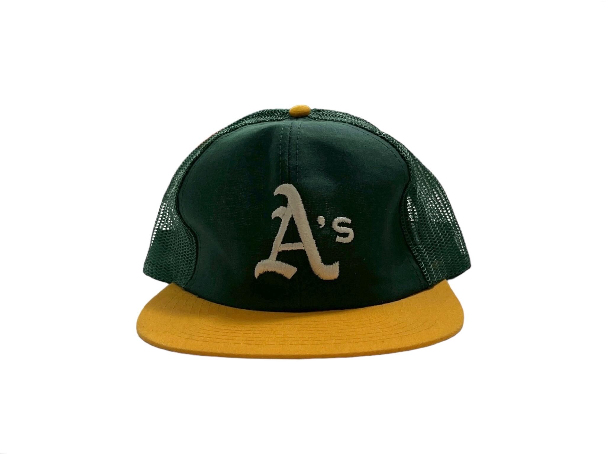 ウェア VINTAGE Oakland Athletics dead stock CAP Vintage Oakland Athletics Youth Snapback Hat MLB Logo 7 90s