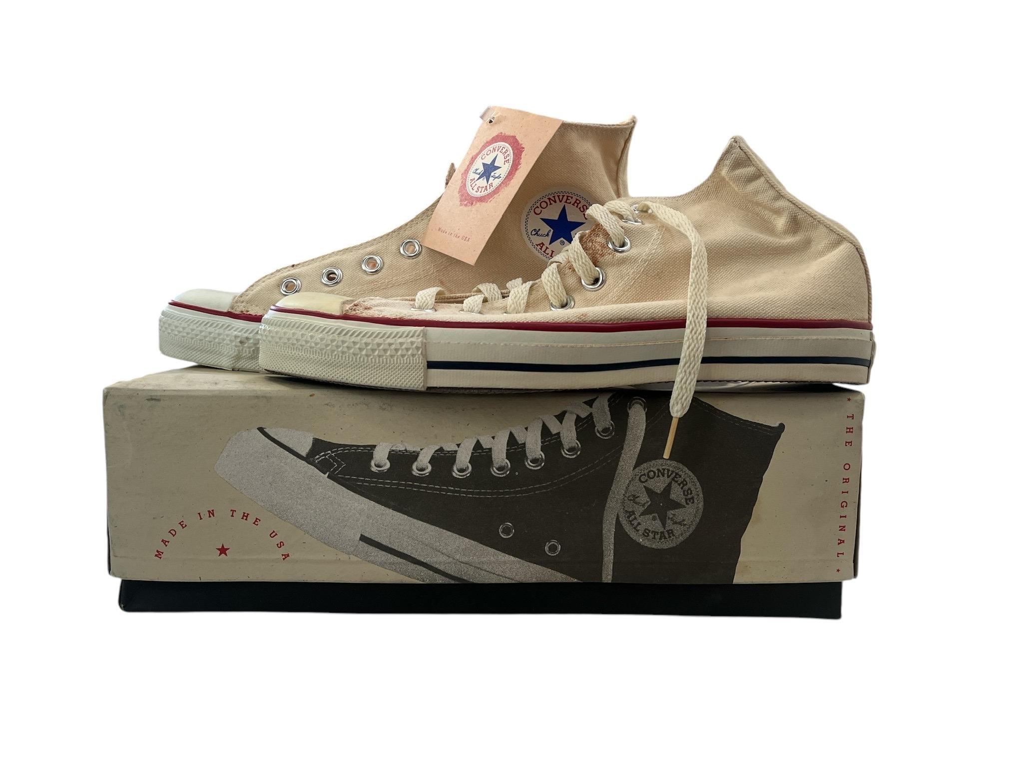 Vintage 1990's Deadstock Seagrass CONVERSE CHUCK TAYLOR Lo