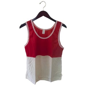 Débardeur Rétro Homme Sans Manches - Couleur Unie - 95% Polyester - Taille Régulière
