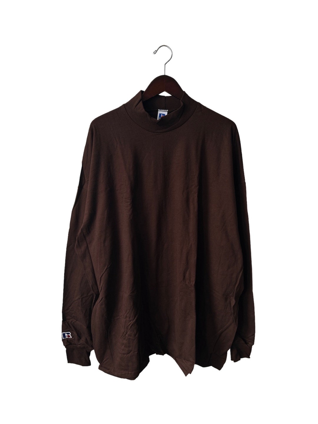 Vintage Russell Athletic Mock Turtleneck Shirt Mens Size 3XL Deadstock