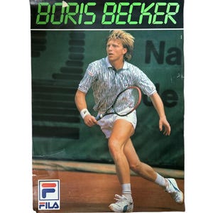 Boris Becker Fila Etsy UK