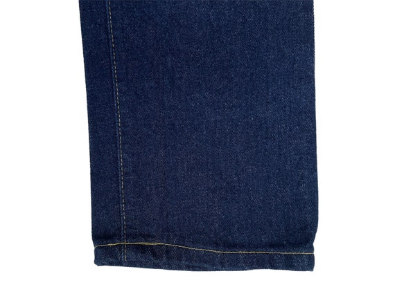 vintage lee dark denim trim fit straight leg jean… - image 9