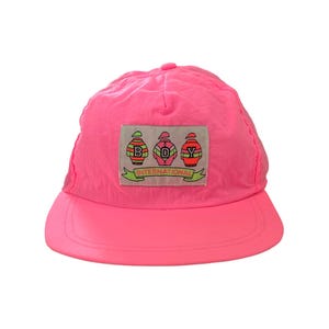 vintage BOY international neon hat adult OSFA deadstock NWOT 80s