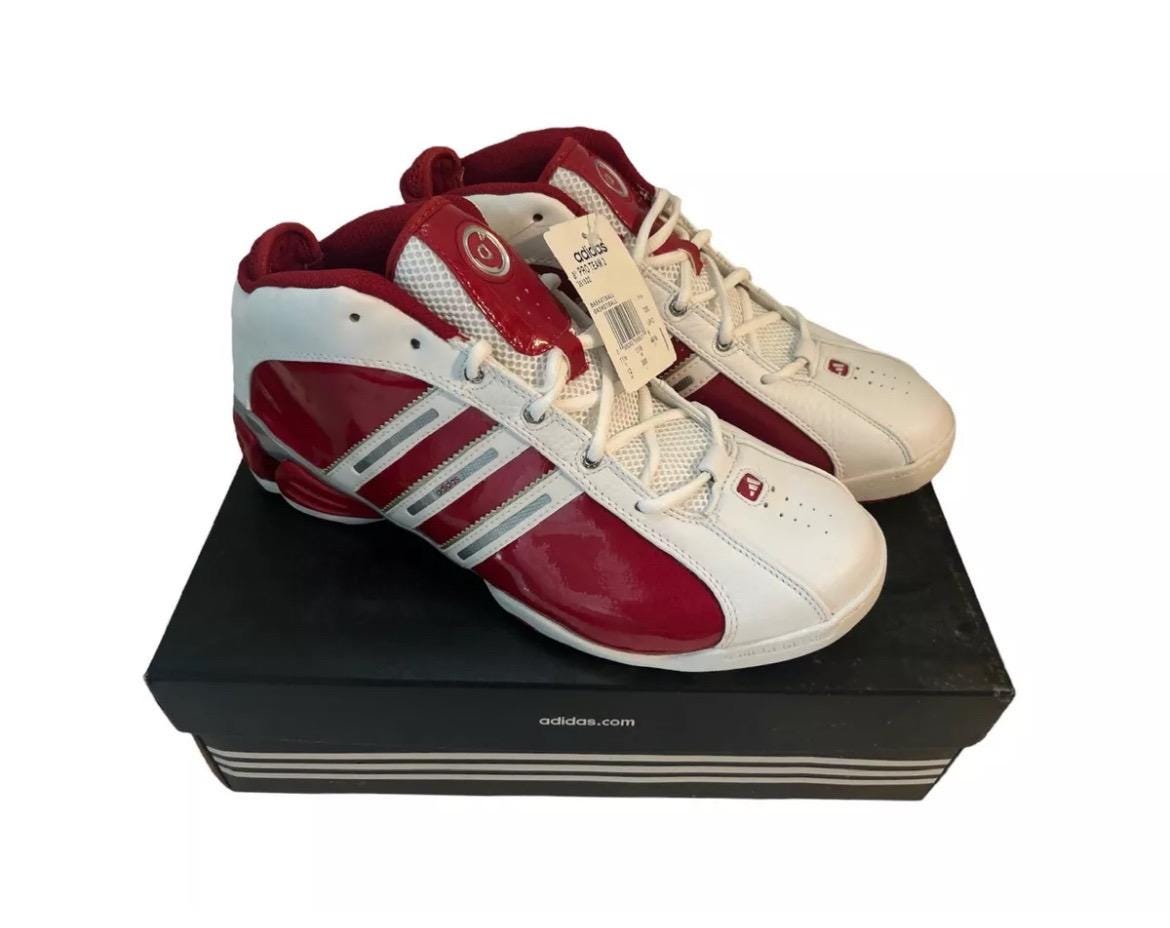 vintage adidas a3 pro team II basket-ball baskets chaussures hommes taille 12 cadavres d'animaux NIB 2005