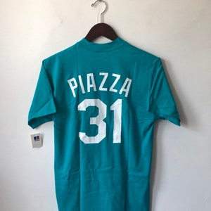 Men's Florida Marlins Majestic White/Teal 1996 Turn Back the Clock  Authentic Team Jersey