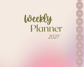 Weekly Planner 2027