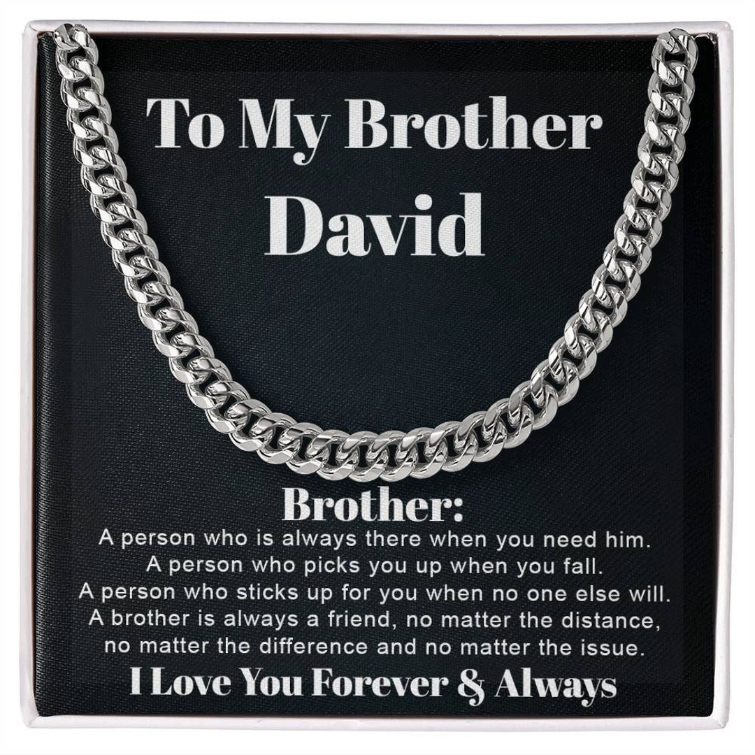 Personalized Gift for Brother Brother Birthday Gift Etsy