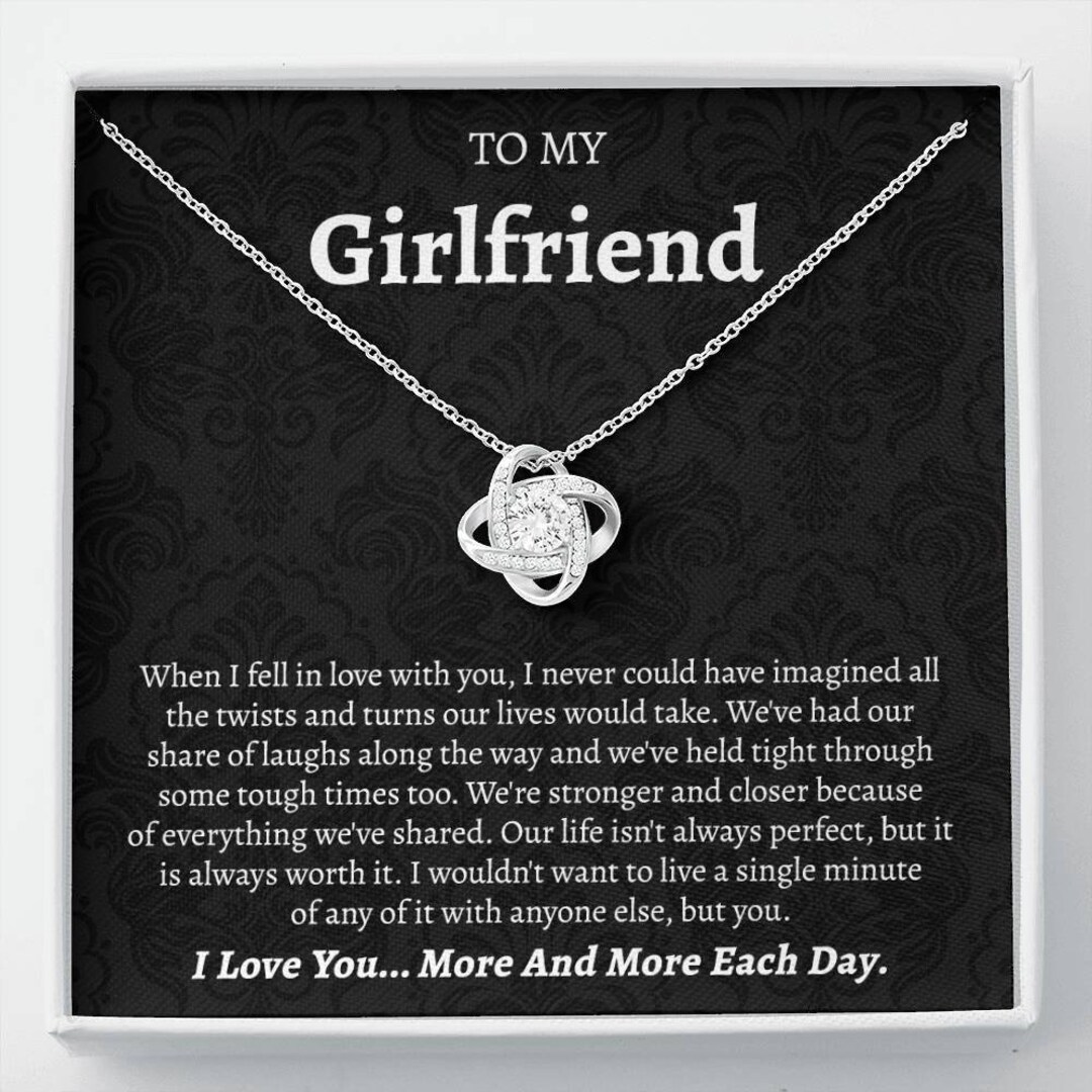 To my girlfriend necklace Clearance
