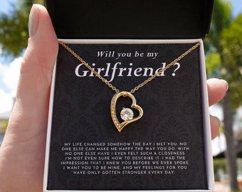 Will You Be My Girlfriend Necklace? Girlfriend Proposal Gifts, Future  Girlfriend