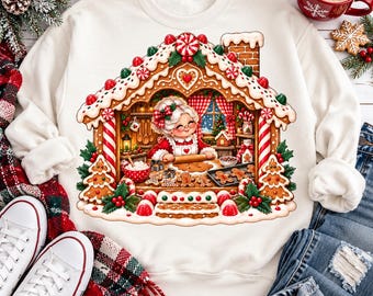 Gingerbread Baking House SVG