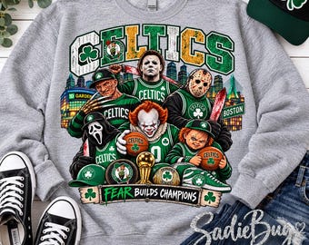 SVG de terror de Halloween de los Boston Celtics