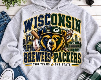 Wisconsin Brewers and Packers SVG