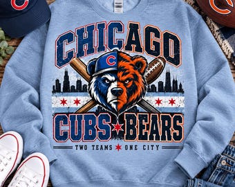 Chicago Cubs and Bears SVG