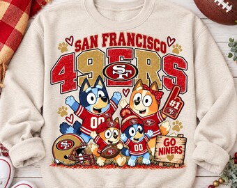 Bluey 49ers SVG