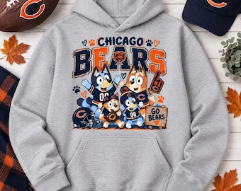 Chicago Bears Bluey SVG