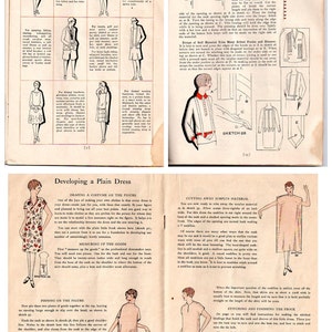 Vintage Art Deco 1920s Dressmaking Ebook Easy Ways to Pretty Frocks Dress Pattern Flapper Lingerie Craft Millinery Costume Design image 2