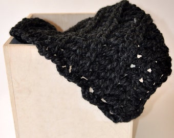 Charcoal Gray Throw Baby Boy Newborn Wrap