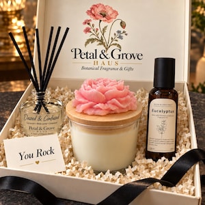 You Rock Gift Box | Hand-Poured Candle, Reed Diffuser, Room Spray (Dazed & Confused)