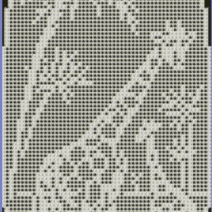 以下が含まれることがあります： 花柄の白いレースの楕円形のドイリー。ドイリーは繊細で複雑なステッチで作られており、波状の縁があります。