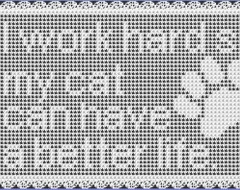 Better life for cat Filet Crochet Pattern