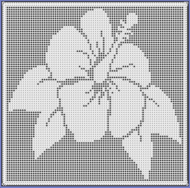 20 Crochet Filet Charts with Blankets, Doilies, and Motifs 12 Hibiscus Filet Crochet Doily Chart