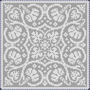 Pumpkin Kaleidoscope Filet Crochet Pattern
