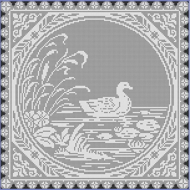 Duck Pond Filet Crochet Pattern