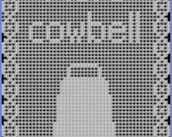 More Cowbell Filet Crochet Doily Pattern