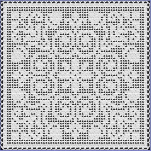 Mary Joseph and Baby Jesus Filet Crochet Pattern Etsy