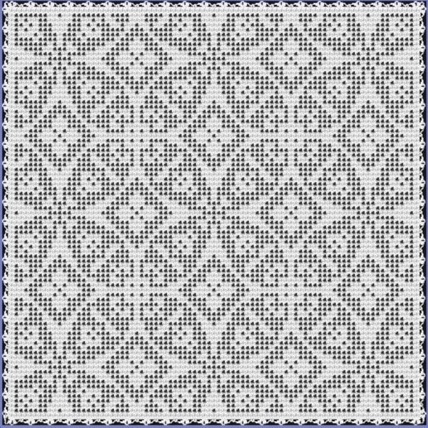 Starlight Starbright Filet Crochet Pattern