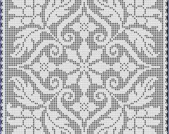 Blooming Filet Crochet Pattern